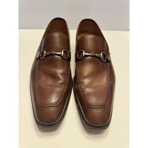 Size 11 Mezlan Tours Horsebit Slip On Loafers Brown Spain Leather